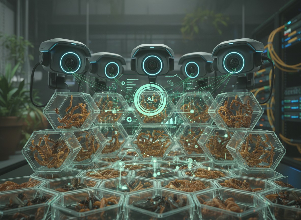 【AI/IoT】昆虫養殖の成長モニタリング：AI画像認識システムの構築手順と導入費用