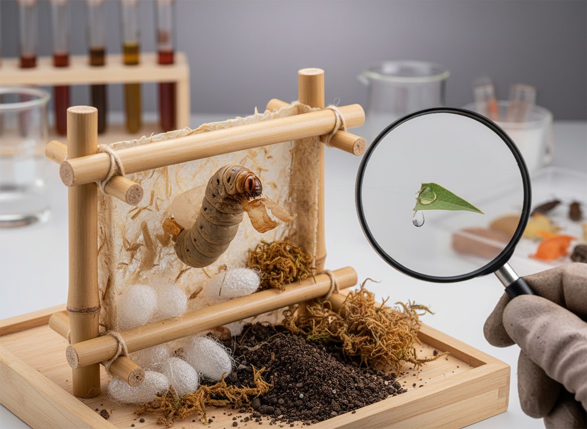 蛹化失敗を防ぐ！人工蛹室の作り方と最適な素材の選び方（プロの技）