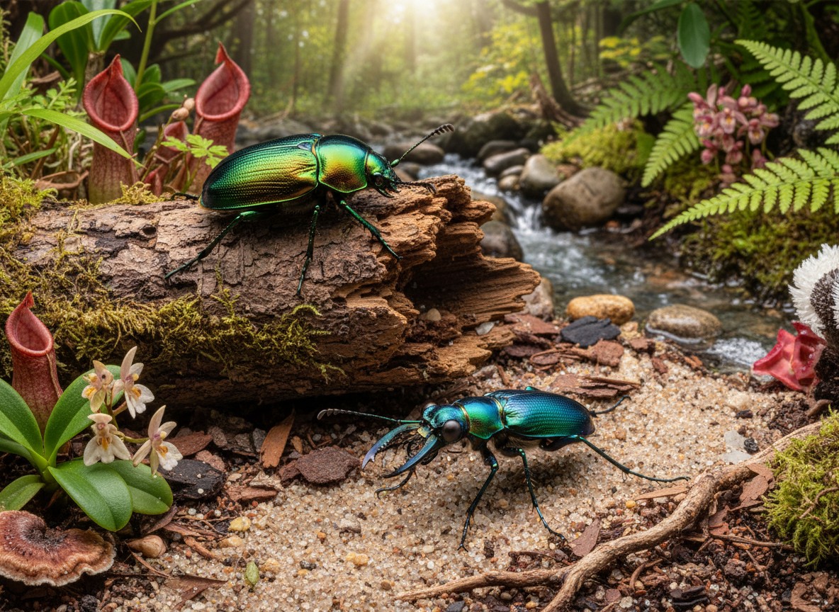 タマムシ・ハンミョウなど難易度の高い特殊昆虫の食性と飼育環境