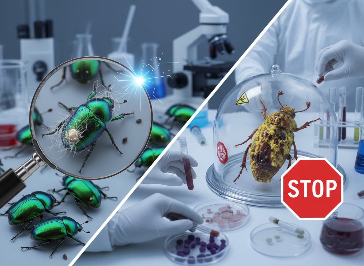 昆虫の真菌・ウイルス病：初期検出と隔離対策マニュアル（養殖・ブリード向け）