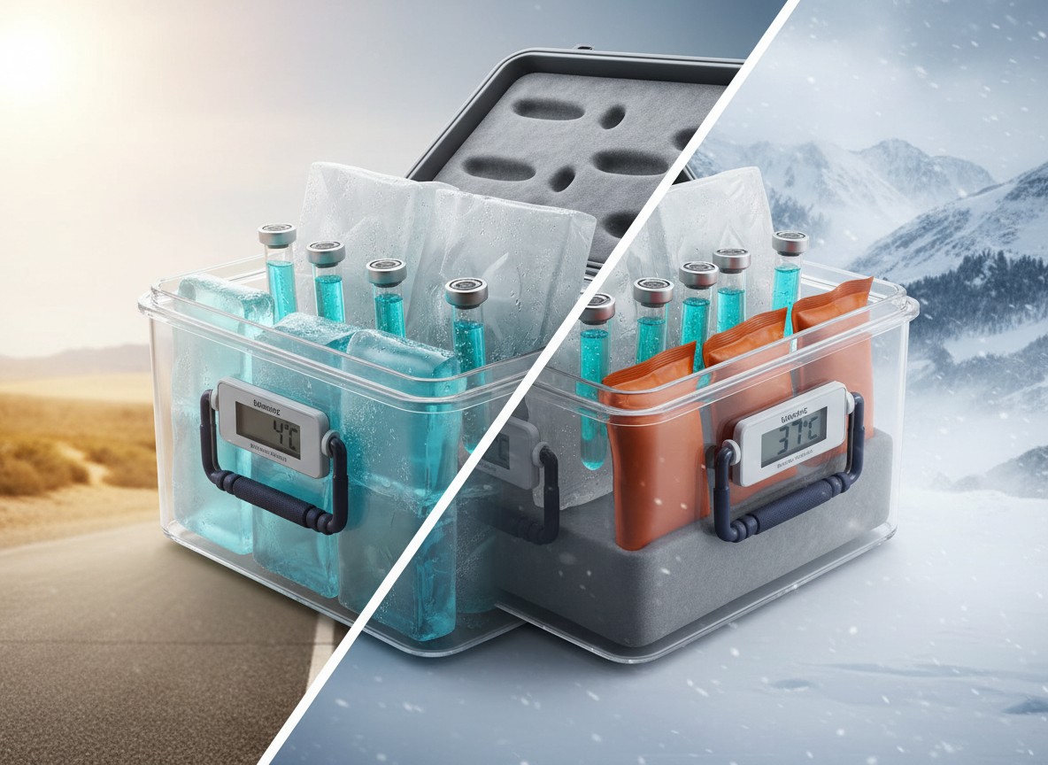 高額生体を守る！夏冬の生体輸送：保冷材/カイロの正しい使用量と梱包テクニック