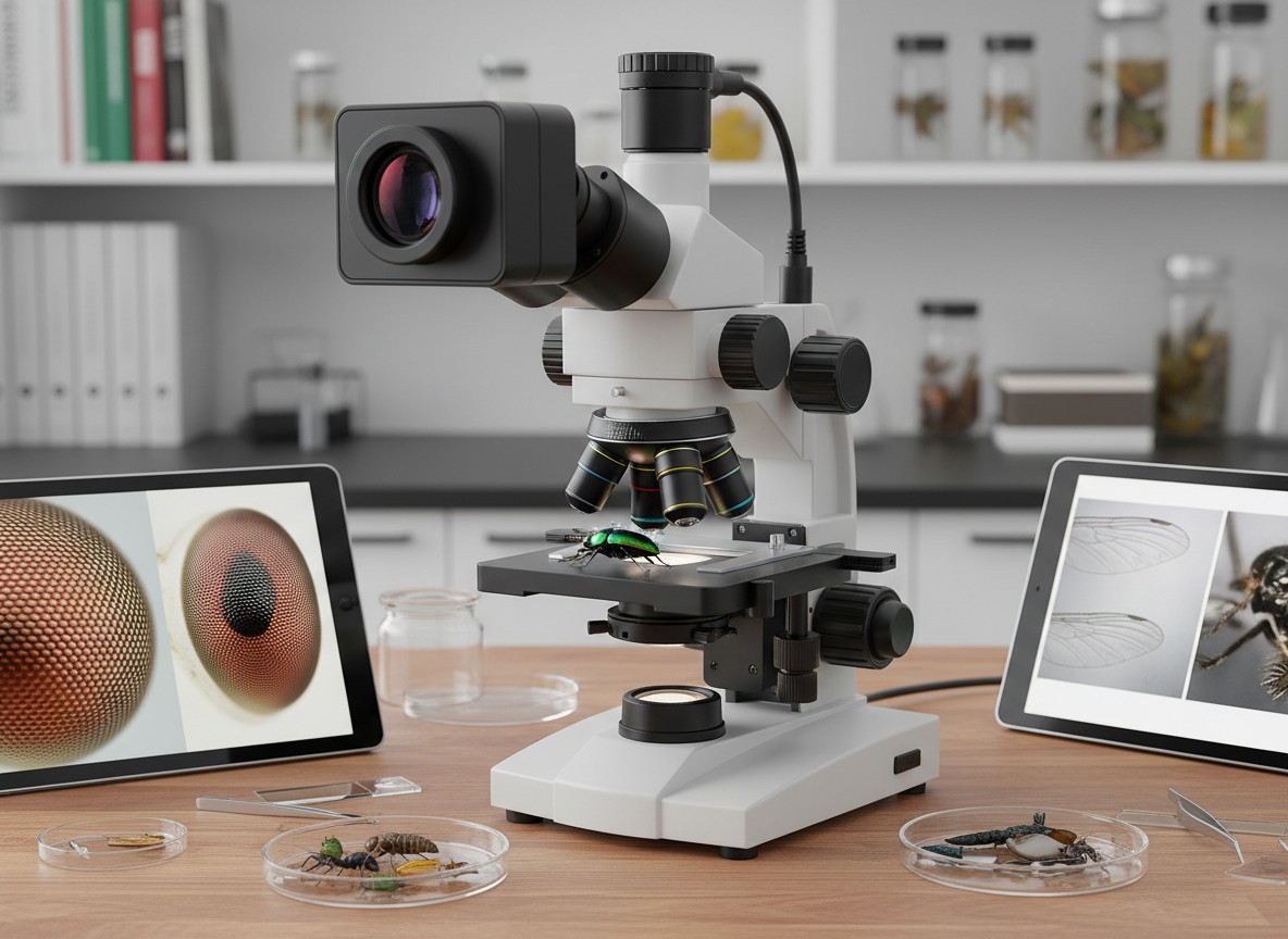 昆虫研究用実体顕微鏡の選び方：デジタル接続と高解像度モデル徹底比較